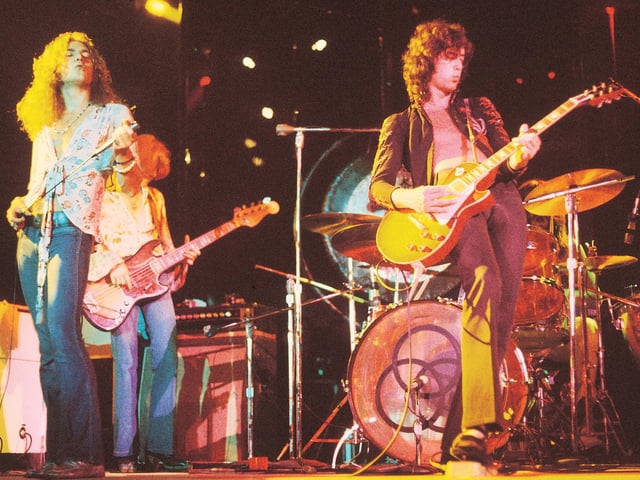 Music from bands such as Led Zeppelin (pictured), Cream, Guns 'N' Roses, AC/DC, Queen and many more will be ringing out from Mansfield's Palace Theatre on Friday night. 'The History Of Rock' is a celebration of the golden ages of rock music through the decades -- from the 60s to the classic rock of the 70s and 80s. It's a jaw-dropping night that features a live band, original video footage and incredible staging and lighting.