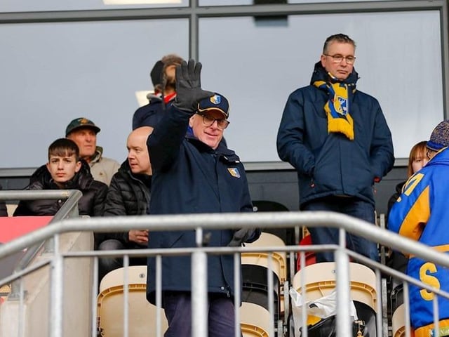 Stags fans made the long trip to Newport where they saw their side pegged back to a late draw.
