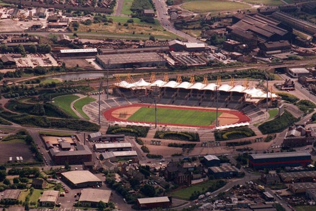 This is what Don Valley Stadium looked like from above in 1997
