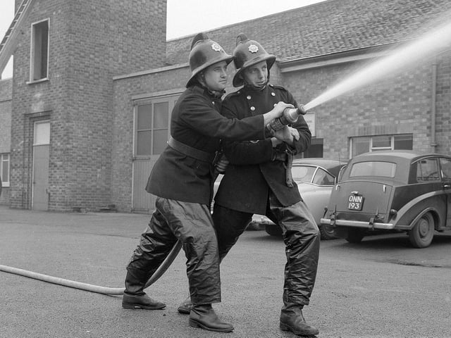 One from 1965 - do you recognise these firefighters?