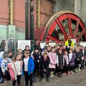 Students from Birklands Primary School visited the former Clipstone colliery site as part of their mining module.