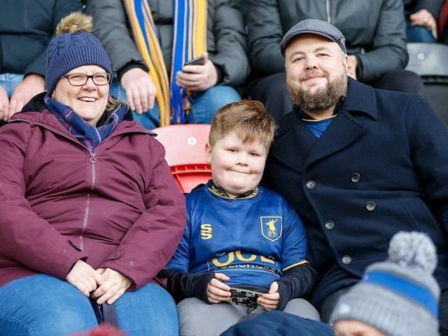 Stags fans made the long trip to Newport where they saw their side pegged back to a late draw.