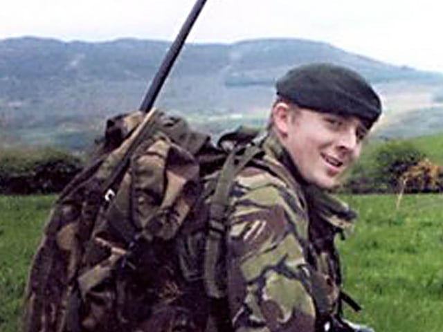 Rifleman Adrian Sheldon, aged 25, who died in Afghanistan in May 2009.