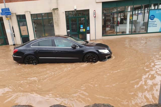Hucknall was one of the areas badly hit by flooding during Storm Babet. Photo: Scotty Fenton
