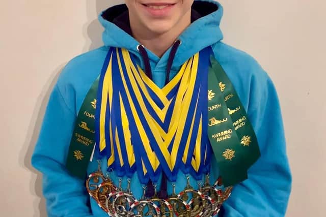 Harrison Clarke won a plethora of medals at the Major Oak meet.