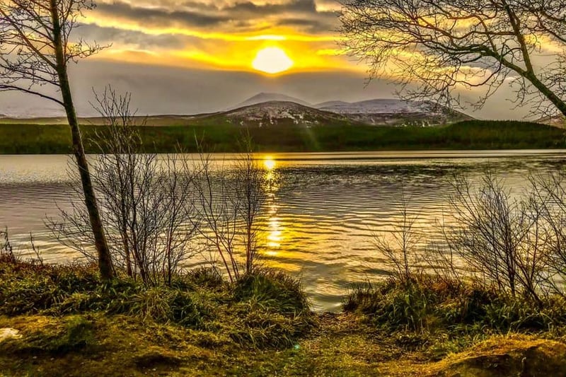 Robert Sweeney caught the sun over Loch Morlich.