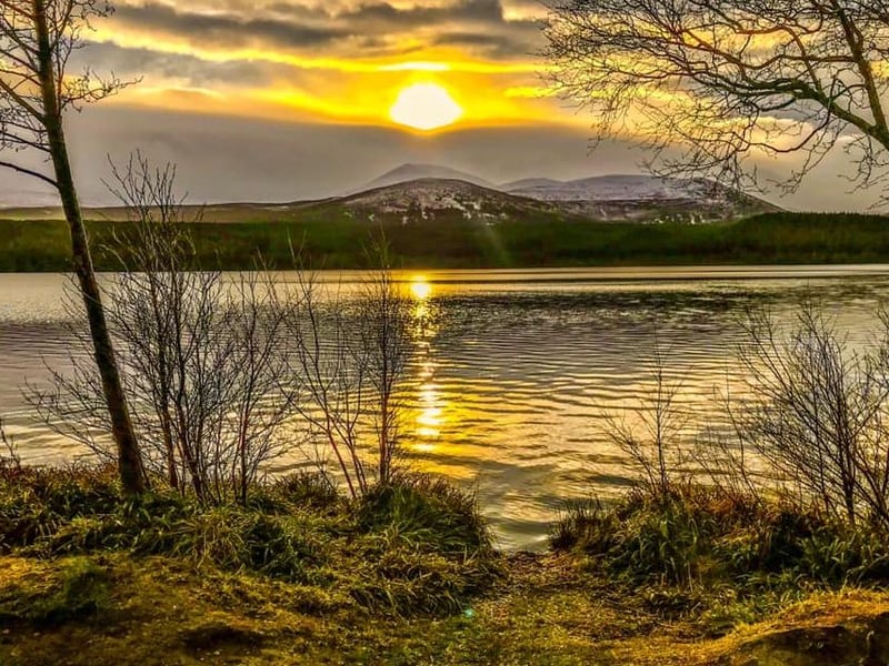 Robert Sweeney caught the sun over Loch Morlich.