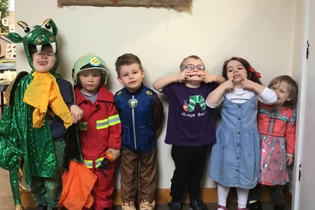 The children dressed up as their favourite book characters for World Book Day