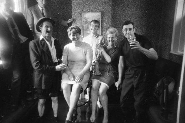 Residents even went out to the pub.