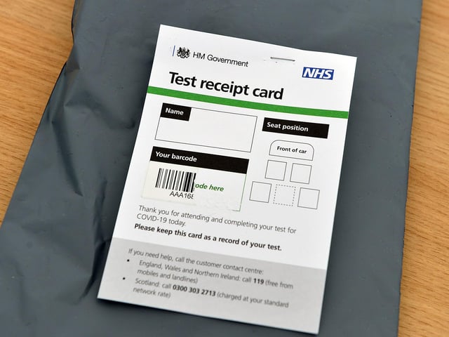 The test can take just a few minutes or longer if need be. Staff say they do not rush people and help is on hand if required.