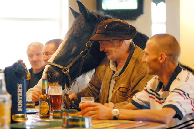 Peggy the horse was pictured with regulars in the Alexandra Hotel in Jarrow in 2006. Remember this?