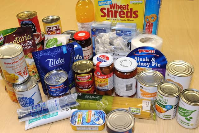 A record number of food parcels were handed out in Mansfield this summer. Photo: Anne Shelley