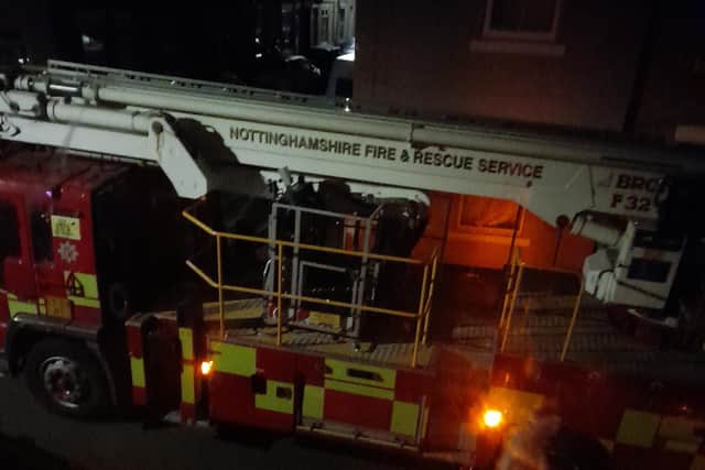Firefighters were called to assist.