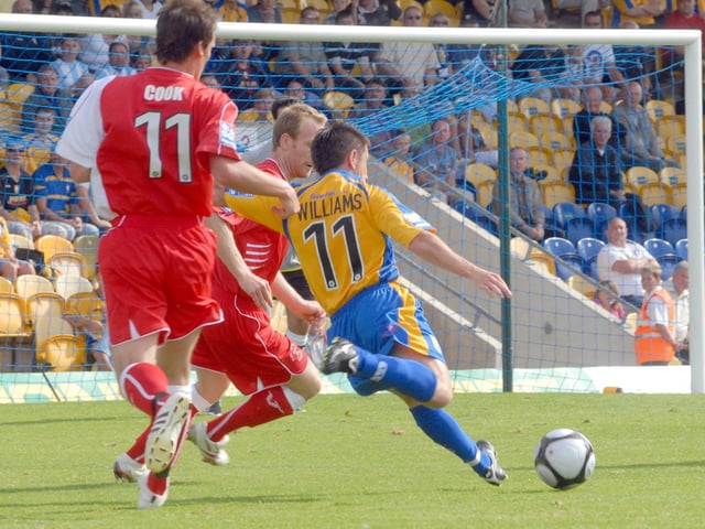 Ryan Williams gets a shot in.