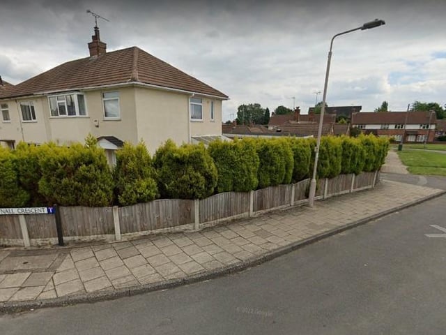 The joint sixth-highest number of reports of violent and sexual crimes in Mansfield in December 2022 were made in connection with incidents that took place on or near Watnall Crescent, with 4.