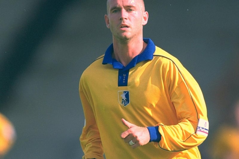 Defender Alistair Asher played 73 times for Stags between 1999 and 2002. He then left to join Halifax Town before ending his career with Hucknall.
