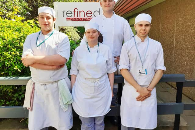 Chefs Joe White, Sophie Ward, Reus Jackson and Aleks Michevski