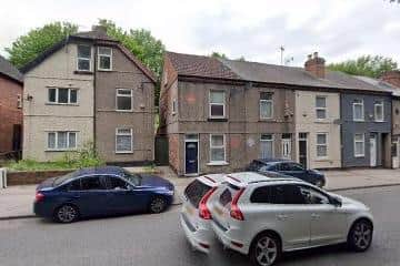 Chesterfield Road North in Pleasley, where a four-bedroom house is being converted into a home for vulnerable teenagers.