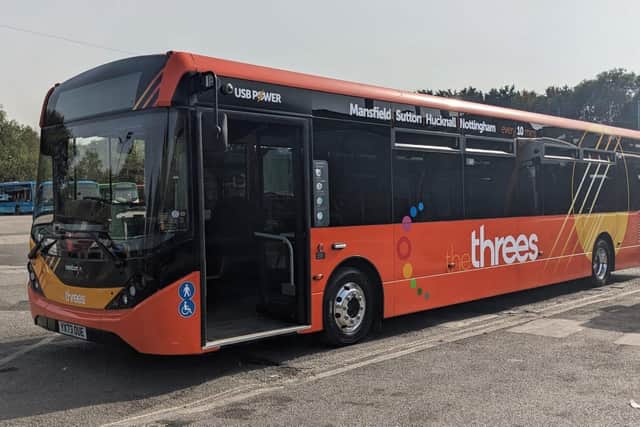 One of the new buses joining the Threes route. (Photo by: Trentbarton)