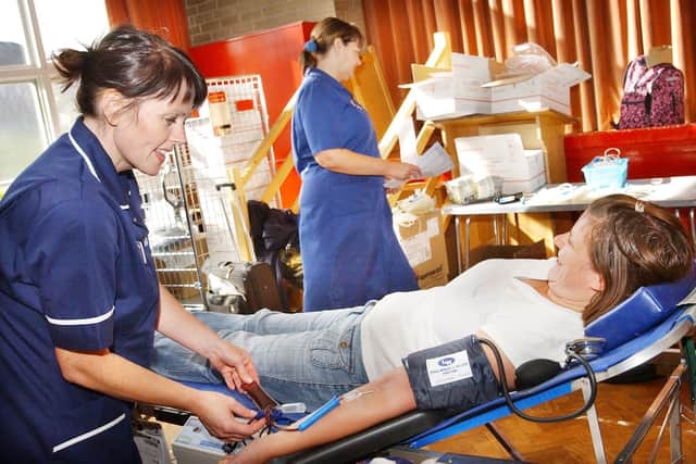 Could you help save somebody's life by becoming a blood donor?