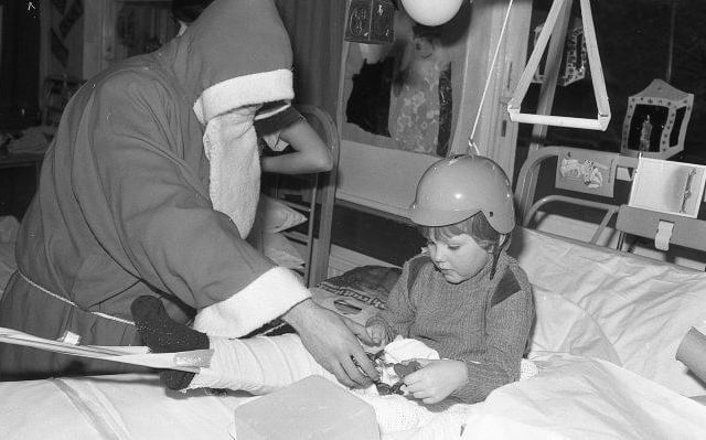 Santa brightened up this child's day 40 years ago.
