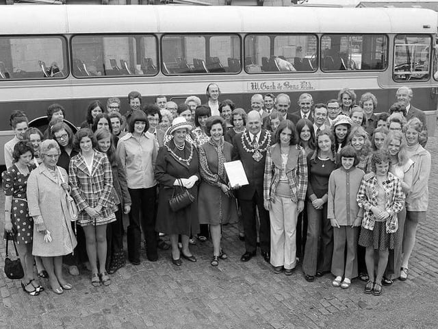A day trip in 1973 was a real treat, and folk would dress up in their Sunday best for the event.