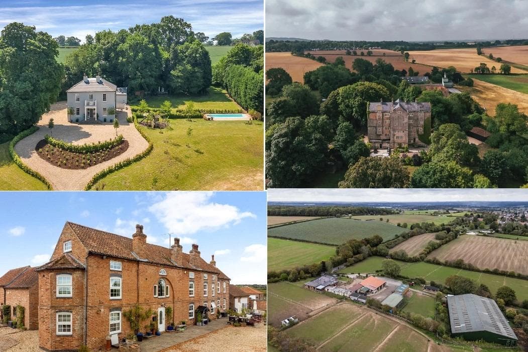 IMMOBILIEN AB 1 MILLION £: 15 Luxusimmobilien in der Gegend um Mansfield ...