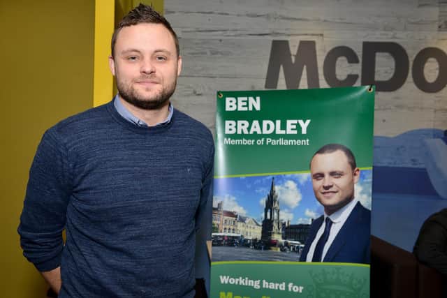MP Ben Bradley, who has warmly welcomed Nottingham Trent University's commitment to further education in Mansfield and Ashfield.