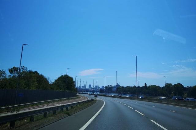 Even the M275 looks rather inviting as the sun shines over the city today (August 7). Picture: Joanne Andrews
