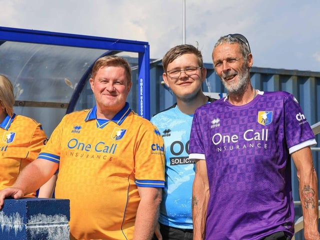 Mansfield Town were beaten after letting a 2-0 half-time lead slip away.
