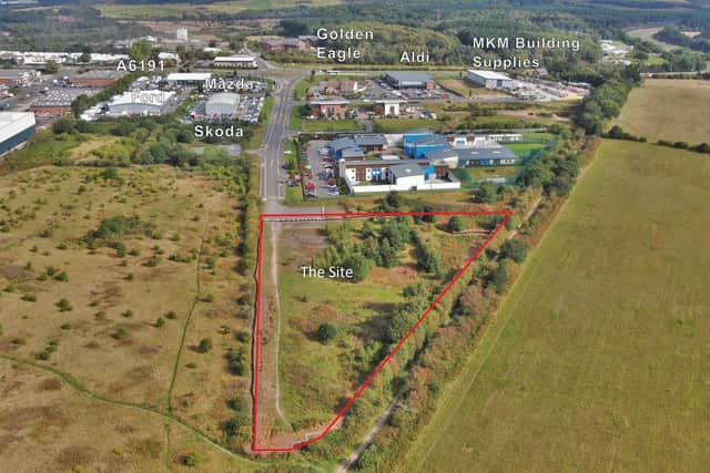 Priorty Space Mansfield site showing neighbours