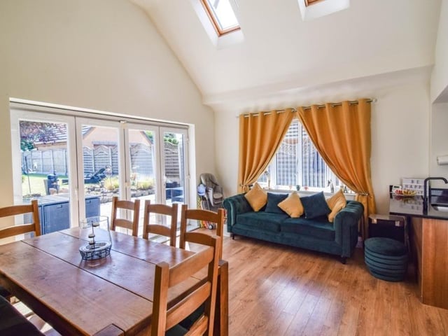 Stylish and bright are the two words that spring to mind when describing the open-plan diner.