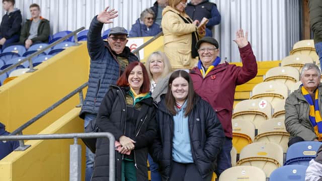 Mansfield Town fans enjoy another League Two victory.