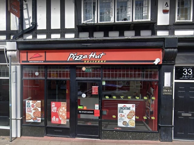 Pizza Hut on Albert Street, Mansfield. Last inspected on October 13, 2020.
