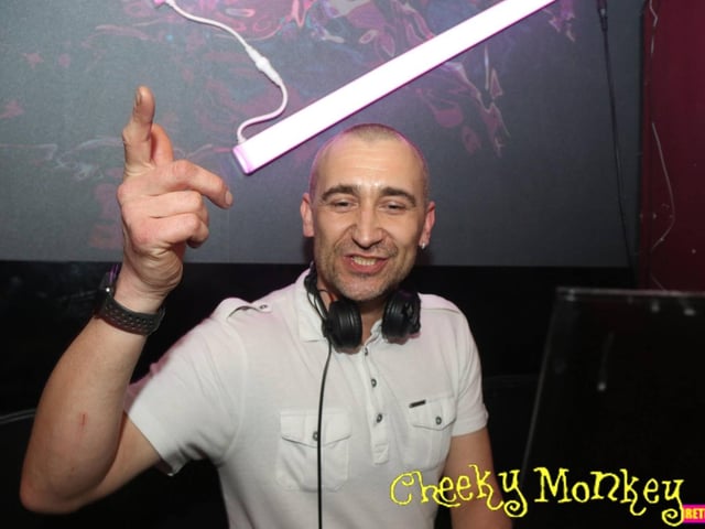 The DJ on the decks