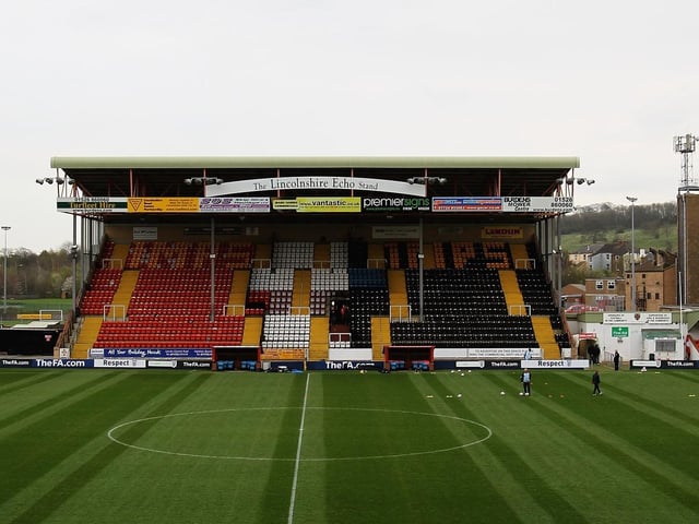 Lincoln were beaten 3-1 on aggregate by Exeter City, who were beaten by Coventry City in the final.