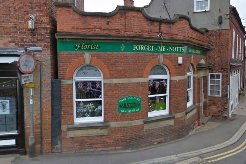 This play on words is a florist in Ollerton.