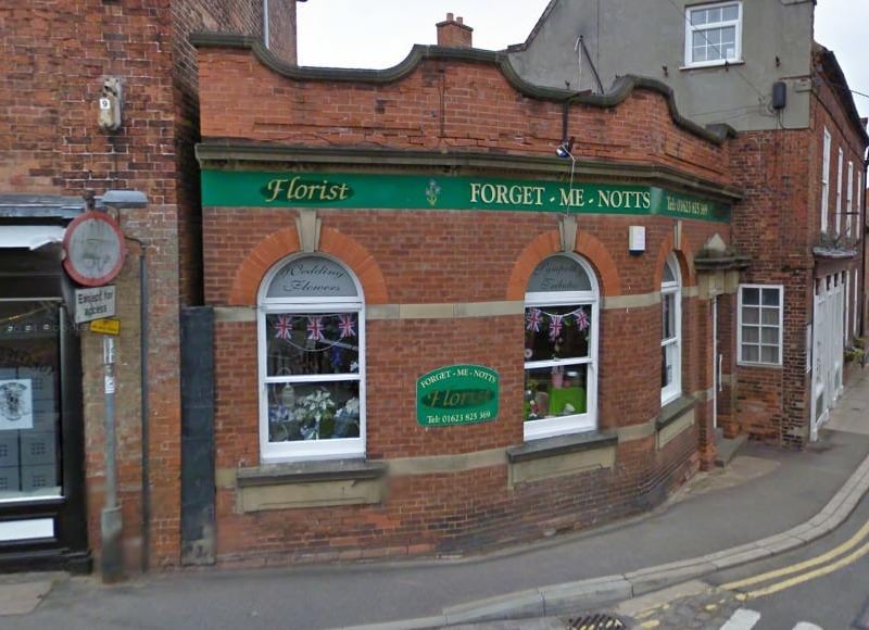 This play on words is a florist in Ollerton.