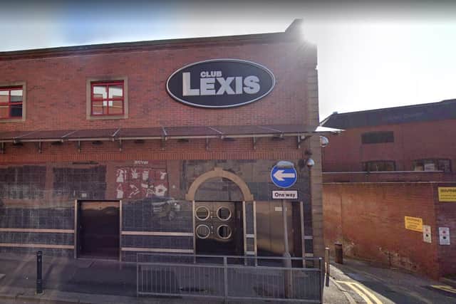 Club Lexis, on Clumber Street in Mansfield town centre,