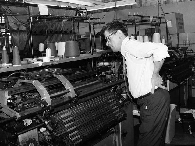 Mansfield's Remploy factory in 1974