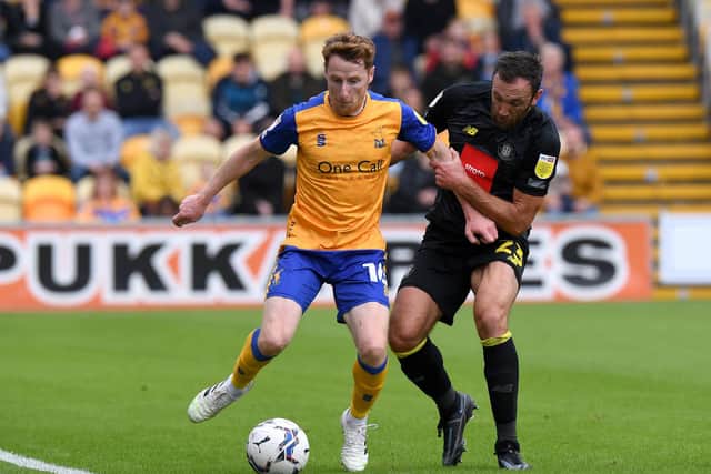 Stephen Quinn - happy with Stags' current position at Christmas.