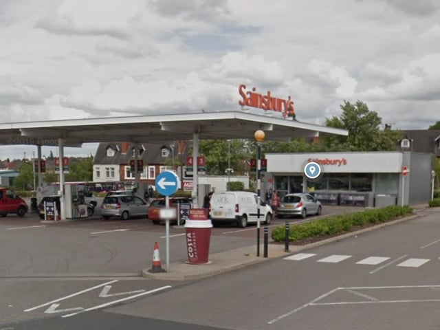 Sainsbury's prices on Nottingham Road are currently 157.9p for Unleaded, 173.9p for Diesel as of March 23