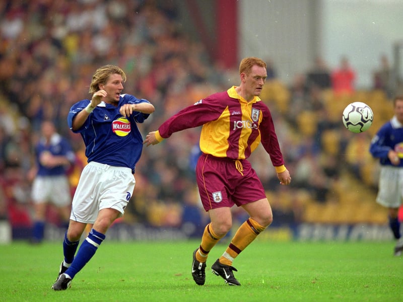 David Hopkin is Bradford City's record signing after joining from Leeds in 2000/01.