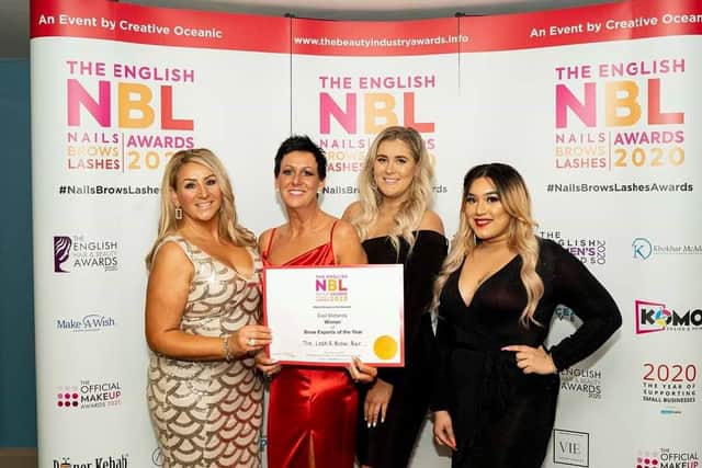 The Lash and Brow Bar in Sutton has won a top award