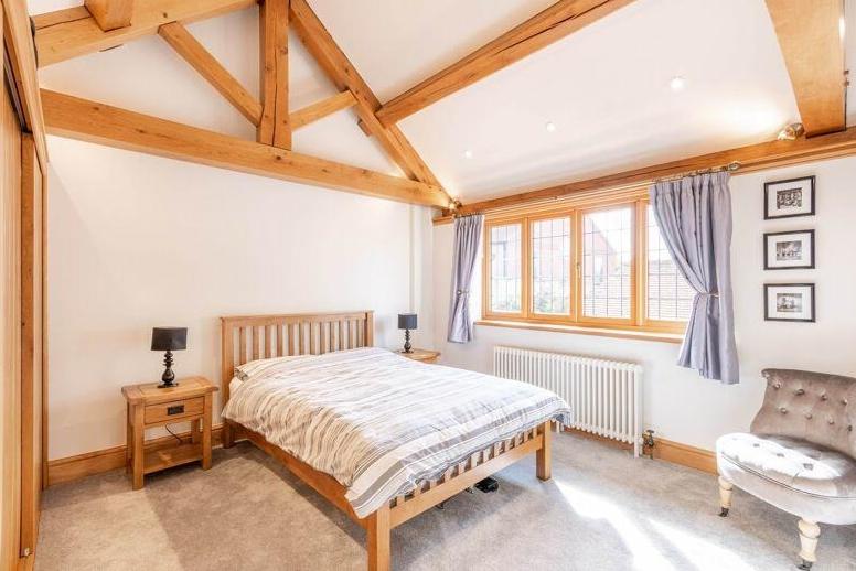 Another of four pleasant bedrooms at the Skegby pile. More character and comfort.