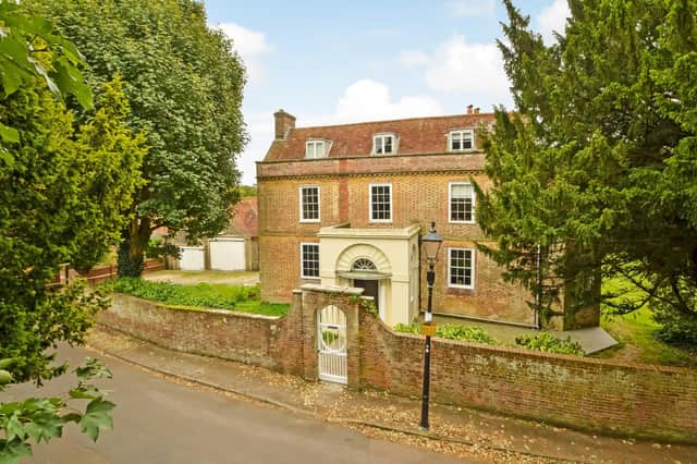 This 8 bed house in Bidbury Lane, Old Bedhampton, is on the market for offers in excess of £1.8m. It is listed by Fine and Country.