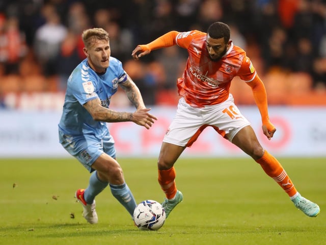 Blackpool have had two players sent off this season.