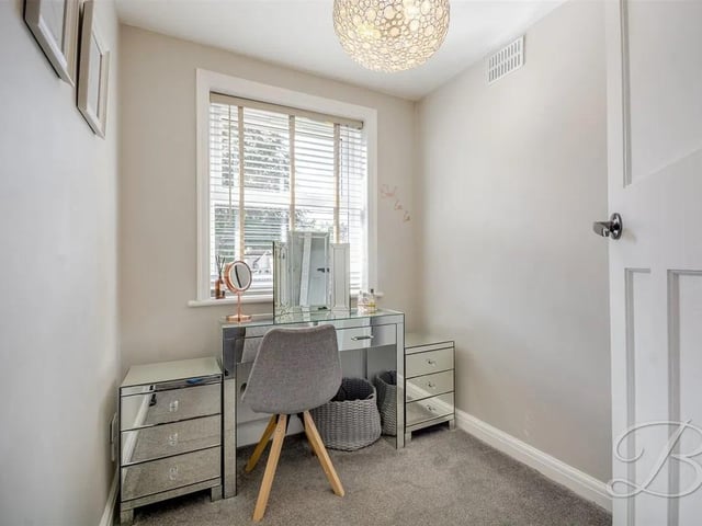 The property features space for those who need to work from home.