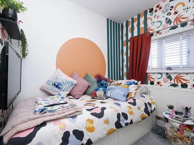 This is the third bedroom at the Warsop house. It is the smallest of the three but is bursting with colour and cuteness, we think you'll agree.