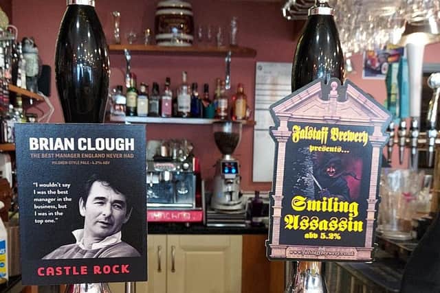 The beer dedicated to Nottingham Forest hero Brian Clough will be available at The Dogs Paws in Selston
